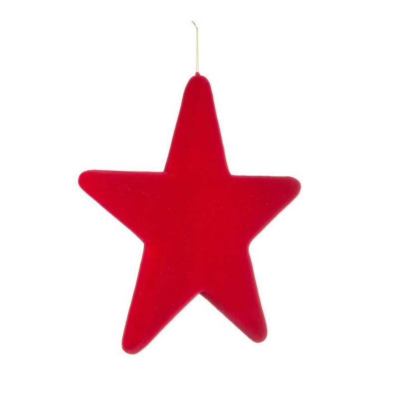 Stella di Natale rossa da appendere